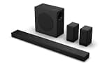 Hisense AX5140Q 5.1.4ch Home Theater Soundbar with Wireless Subwoofer and Rear Surround Speakers,Up-Firing Speakers,Dolby Atmos,DTS:X,Bluetooth 5.3,HDMI eARC,App Control & Remote Control,7 EQ Modes