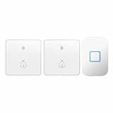 ONMYJFD Waterproof Smart Home Bell Remote US EU UK Plug Receiver Doorbell Battery Button Door