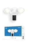 Ring Floodlight Cam, Wired (newest model), White with Chime Plus
