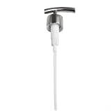 Evenoonest Stainless Steel Soap and Lotion Dispenser Pumps,Bathroom Shampoo Bottle Pump Head In 304 Stainless Steel Electroplated Finish, Fits 2 5CM Bottle Openings(Nickel)