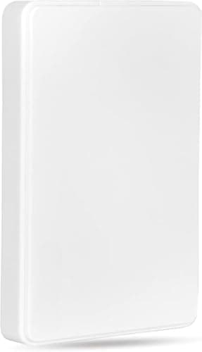 500GB External Hard Drive USB 2.0 Hard Disk Storage and Backup Portable Hard Drive Memory Expansion - Ultra Slim 2.5 inch HDD Compatible with PC, MAC, Laptop, Desktop - White