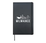 Milwaukee Skyline Hardcover Journal, Black