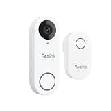 REOLINK 2K Video Doorbell Wi-Fi Camera with Chime, 3:4 Head-to-Toe View, 180°View, 5/2.4 GHz Wi-Fi, 2-Way Talk, Person/Package Detection, Waterproof, Smart Alerts, Works NVR(Wired)