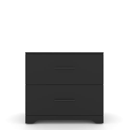 ShiningLove Lateral File Cabinet with 2 Filling Drawers, Load Capacity 200lbs Functional Accent Chest, Large Deep Drawer Document Storage Cabinet for Office Study