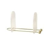 CFGH6FDF Scalable Acrylic Brass Bookshelf Creative Nordic Desktop Storage Rack Freestanding Book Shelf