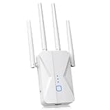 WiFi Extender Signal Booster, 2026 WiFi Extender AC1200Mbps Dual Band (5.8GHz/2.4GHz), WiFi Booster with Ethernet Port for Home Covers up to 10000 Sq.ft, Compatible with More Devices