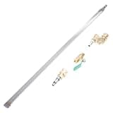 Vehicle Extended Reach Radiator Flush Tool with Copper Fast Release Fittings 450PSI Pressure Capacity and Flat Design