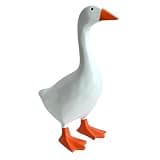 Tqgok Desk Goose 7 Inch Mini Desktop Goose Statue Decor for Office Living Room Bookshelf & Coffee Table Gift for Friends and Family