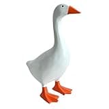 Tqgok Desk Goose 7 Inch Mini Desktop Goose Statue Decor for Office Living Room Bookshelf & Coffee Table Gift for Friends and Family