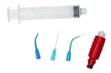 Oral Breeze | Deep Pocket Irrigator Tips and Syringe | Low Flow Solution | Compatible with Oral Breeze Irrigator ShowerBreeze & QuickBreeze