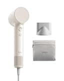 Laifen Air Hair Dryer, Lightweight and Palm-Sized Compact, 15× High-Speed Drying with 110, 000 RPM Powerful Motor, Smart Temperature Control, 200 Million Negative Ions, 5 Modes & 2 Airspeeds, Milktea