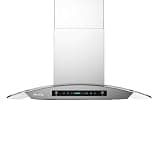 29.52 in. 780 CFM Ducted Wall Mount Range Hood in Stainless Steel and Glass With Gesture Sensing Control Function