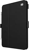 Speck Balance Folio Case for iPad 11" (A16, 2025) & 10.9" 10th Gen (2022) – Drop & Camera Protection, Slim Multi Range Stand, Apple Pencil Holder - Black/Black/White