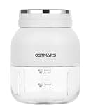 OSTMARS Portable Juicer Cup, Compact Automatic Fruit Blender, 500ml Capacity, White