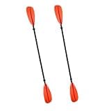 Bffcnl 2 Pieces Paddle for Kayaking Lightweight Double Head Paddle Portable Water Sports Gear for Kayaking, Boating