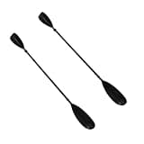 HEMINGSI 1 Pair Double Ended Kayak Paddles Two Section Paddling Oars for Surfing Water Skiing and Canoeing Composites Materials