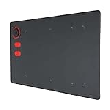 Rcniso Graphics Tablet, USB Plug and Play Shortcut Keys, 8192 Pressure Levels, Animation Tablet, Fast Report Rate for Family