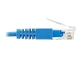 Tripp Lite Eaton Series N200-UR05-BL Cat6 Ultra-Slim 5ft Blue Gigabit Ethernet Patch Cable RJ45 Gold Plated 32AWG UTP Molded Strain Relief, Cloud Care Pre-Configured Bundle Eligible (10 Pack)
