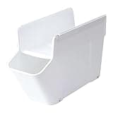 YunJove Under Desk Storage Handbag Storage Box Large Capacity Handbag Organizer for, White