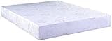 Herbal Fusion Collection, Green Tea-Infused Polyester Memory Foam Mattress,King Size,White.
