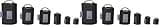 MDF Instruments Latex-Free Adult Replacement Blood Pressure Monitor Cuff - Single Tube - Black (MDF2100451-11) (Pack of 2)