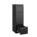 WYMCHMSX 4 Drawer ,File Cabinet ,Storage Cabinet ,Metal, Organizer,with Lock,Home, Office,