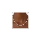 BLThing S925 Sterling Silver Paperclip Chain Necklace for Women - 3mm Sterling Silver Paperclip Chain Necklace Thick Sturdy Colourfast Chain Necklaces Jewelery for Women 16 Inch