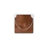 BLThing S925 Sterling Silver Paperclip Chain Necklace for Women - 3mm Sterling Silver Paperclip Chain Necklace Thick Sturdy Colourfast Chain Necklaces Jewelery for Women 16 Inch