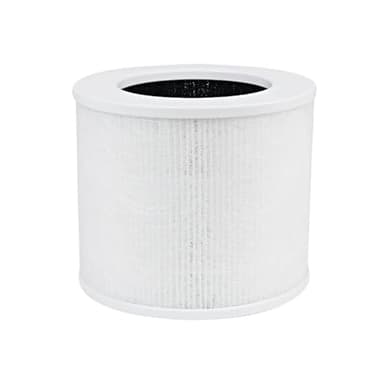 2Pcs 3-in-1 Activated Carbon Filter, Compatible For LEVOIT, Core Mini-RF Replacement Parts Fit Core Mini Air Purifier, White