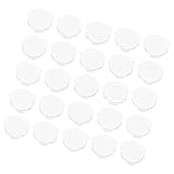 CIMAXIC 40pcs Vr Lens Set Bi-Convex Plastic Lenses 25mm Diameter 45mm Focal Length Multifunctional Design Light Blocking 3D Glasses Accessories for Virtual Reality