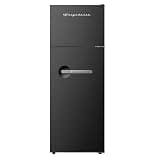 Frigidaire Retro Apartment Size Refrigerator with Top Freezer - 2 Door Fridge with 7.5 Cu Ft of Storage Capacity, Adjustable Spill-Proof Shelves, Door & Crisper Bins, Black