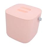 Aramox Mini Sink Dishwasher, ABS PC Portable Dishwasher with 18W USB Power, 45KPa Suction, 360 Degree Cleaning and 15 Min Auto Shutdown for Home Kitchen Sink Bucket Use (Pink Bucket)