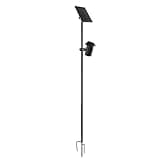 Koroao 31.49-47.24inch Ground Stake Mount and Weatherproof Silicone Cover Skin Compatible with Stick Up Cam Battery Camera and Solar Panel Ground Stake Mounting Bracket (Black)