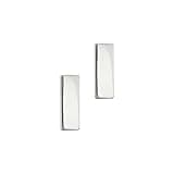 U.S. Navy O2 Lieutenant Junior Grade Pin-on Collar Device Brite (PAIR)