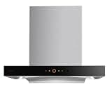 FOTILE EMG7508S-i Wall-mount Range Hood 1200 CFMs with Mobile Control, 4 Speed Settings, Motion Activation and Delay Shutoff (30", With Mobile Control)