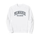Milwaukee Wisconsin Vintage Sports Retro OS1 Navy Design Sweatshirt