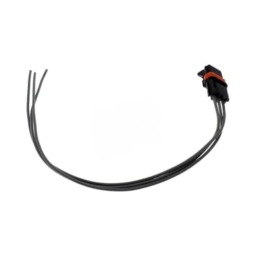 KarParts360 For Hummer H3 2006 2007 2008 Parking Signal Light Connector | Brass; Copper; Nylon | Black Color | Blade Type | Male | Oval Shape | Replacement For 12085492, 88862224