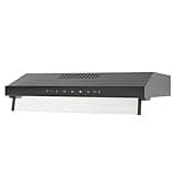 900 CFM Under Cabinet Range Hood, Dual Motor Kitchen Exhaust with Touch Control & Gesture Sensing, Stainless Steel, 3 Speed Settings for Home & Restaurant