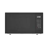 1.1-Cu-Ft 1000-Watt Microwave Oven With Stainless Steel Interior And Black Control Panel For Efficient Cooking And Easy Cleanin