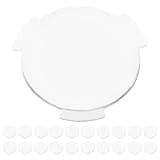 Mikikit 50pcs Vr Lenses and Computers, PC Plastic Material with Ergonomic Design, Versatile Use for Group Activities and Commercial Use, Convex Light Lens Accessories