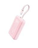Anker Portable Charger, 10,000mAh 30W Power Bank, USB-C in and Out Fast Charging Battery Pack, Travel Essential Phone Power Bank, for iPhone 17/16, Galaxy and More (Pink, 10000, Milliamp Hours)