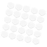 SAFIGLE 40pcs Vr Lens Replacement Set with Biconvex 25mm Diameter and 45mm Focal Length, PC Plastic 3D Glasses Lens for Virtual Reality Accessories with Multifunctional and Convenient
