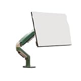Monitor Stand Desktop Height-Adjustable arm Rotation(F80olivegreen)