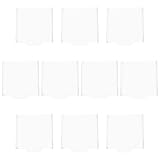 Hohopeti 10pcs Fire Alarm Cover Protective Shield for Wall Fire Alarms, Abs Material with Accidental Trigger Prevention and Dust Proof Protection for Indoor and Hospital Use