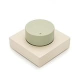 USB Volume Control Knob - VK-01 Wireless Multimedia Audio Controller for PC & Mac, Bluetooth/2.4GHz/Wired CNC Aluminum Dial with Programmable Macro Software (Coating - Light Aqua)