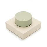 USB Volume Control Knob - VK-01 Wireless Multimedia Audio Controller for PC & Mac, Bluetooth/2.4GHz/Wired CNC Aluminum Dial with Programmable Macro Software (Coating - Light Aqua)
