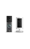 Ring Wired Doorbell Pro (3rd Gen) (newest model) with Outdoor Cam Plus, Battery, White