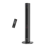 Lasko Oscillating All Season Tower Fan and Space Heater in One for Home with Adjustable Thermostat, Overheat Protection, 4 Fan Speeds, 3 Heat Settings and Remote, 42 Inches, 1500W, Gray, FH515