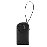 Zunate Wireless Touch Sensor Alarm, 120db Loud Anti Theft Security Device for Door Handle, Portable Black ABS Alert System for Home Hotel Office Use 9V Powered