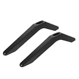 Kisangel Tabletop TV Stand Mount, Black Television Base Pedestal Feet, TV Holder Stable Support Rack for Bedroom, Living Room, Office, Display